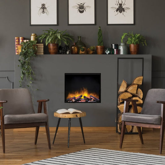 Flamerite E-FX Slim Line Built-In Smart Electric Fireplace