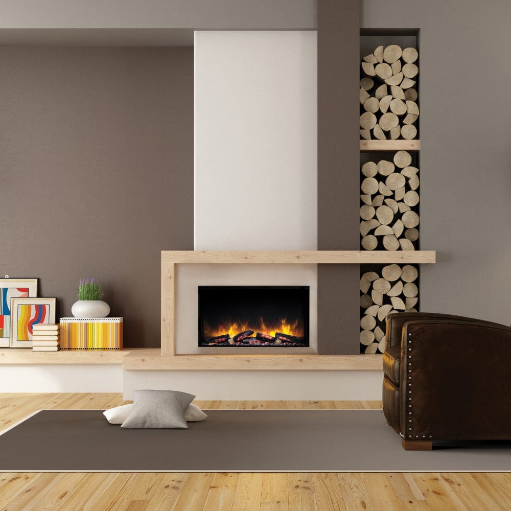 Flamerite E-FX Slim Line Built-In Smart Electric Fireplace
