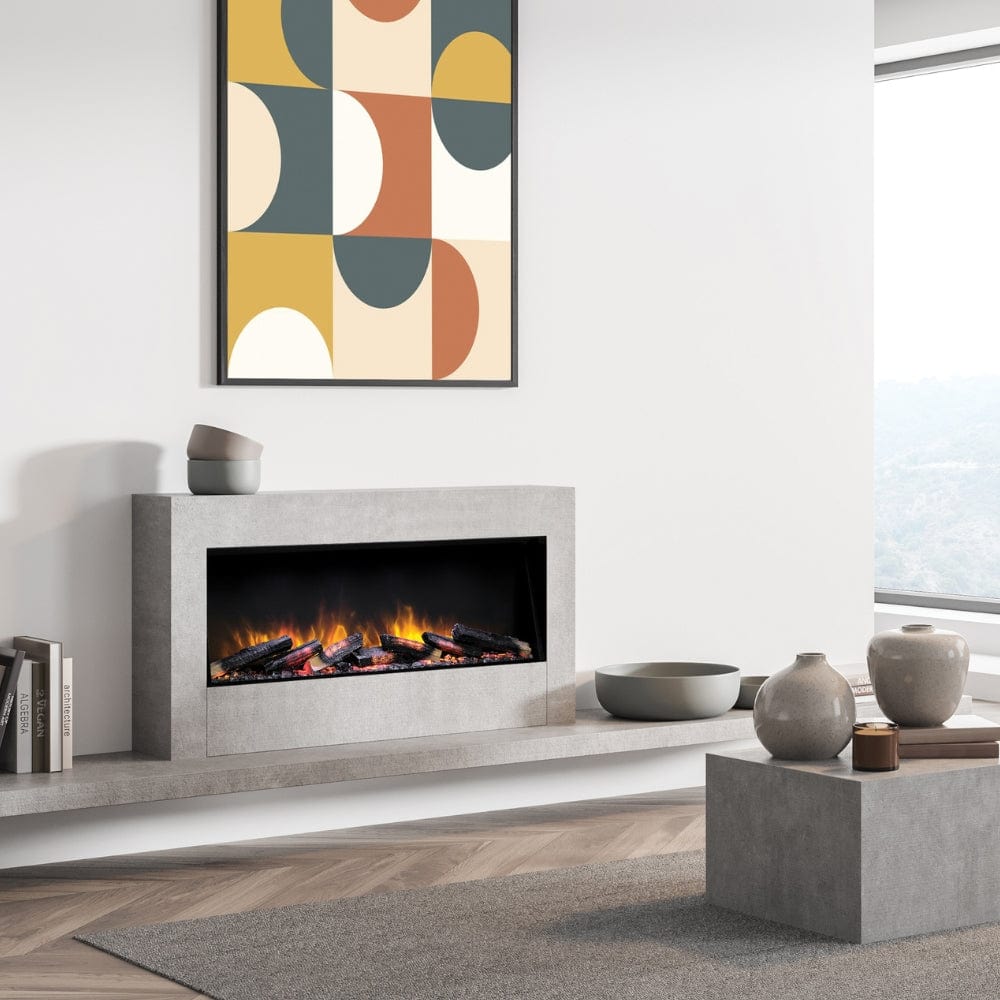 Flamerite E-FX Slim Line Built-In Smart Electric Fireplace