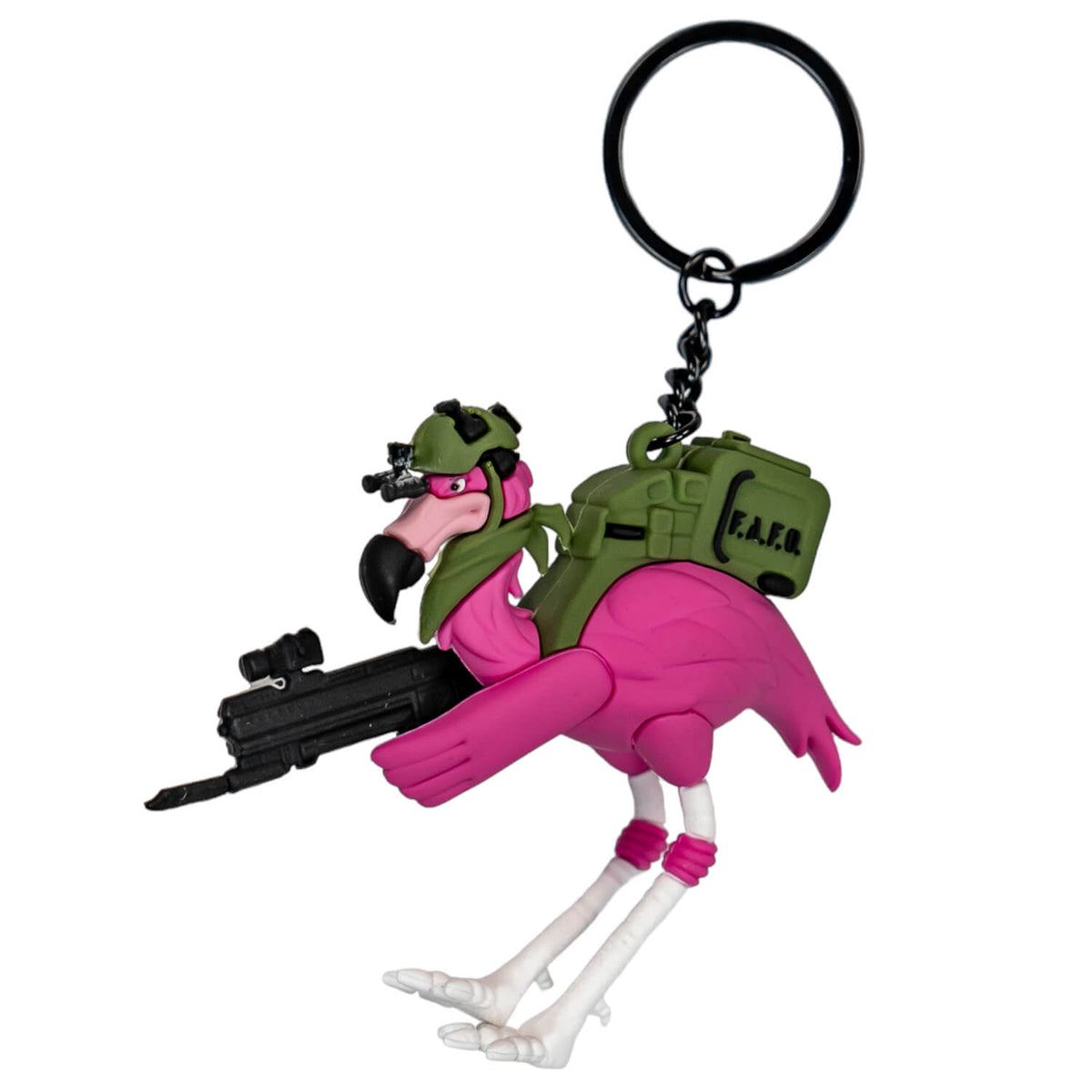 Tactical 3D PVC Keychain