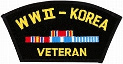WWII Korea Vet Patch - CLEARANCE!