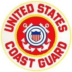 U. S. Coast Guard Patch - Round Logo 10 inch Back Patch