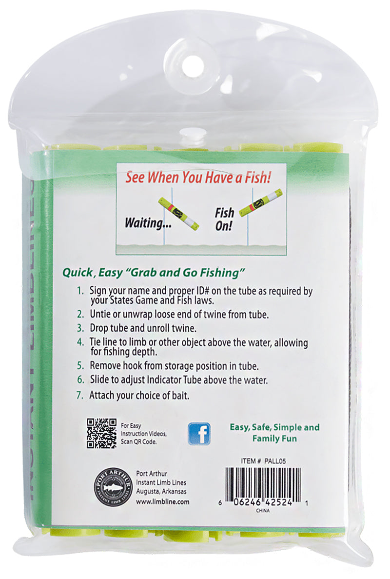 Port Arthur Instant Limb Lines 5-Pack Auto Fishing Device