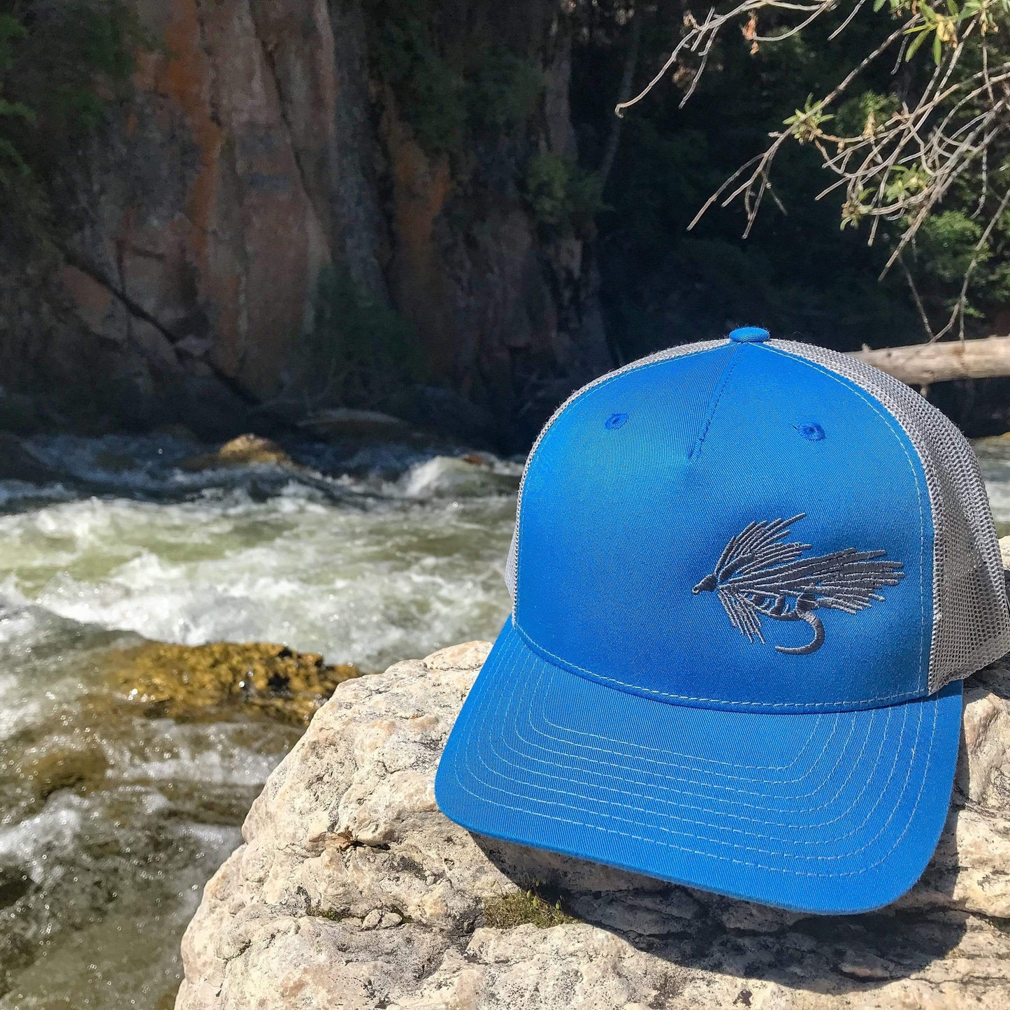 Streamer Trucker - Cobalt/Gray - So Fly Series 1
