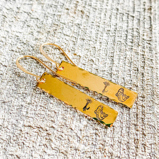 Fly + Fish Earrings