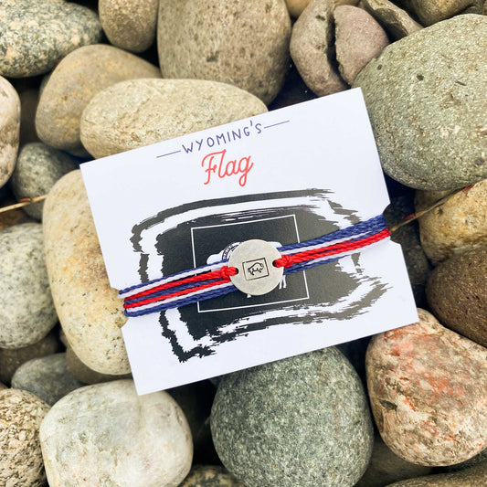 Wyoming Flag Bracelet