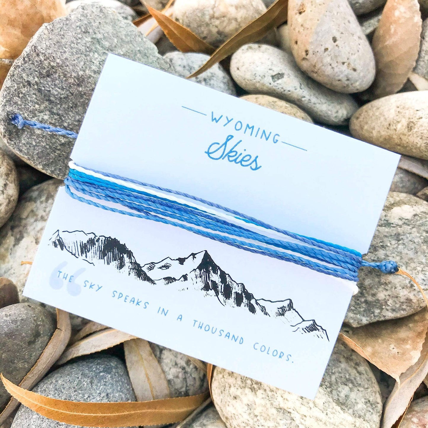 Wyoming Skies Woven Bracelet