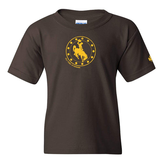 Kids Reel Wyo Bucking Horse Tee