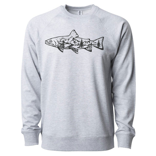 Mountain Trout Crewneck Sweatshirt