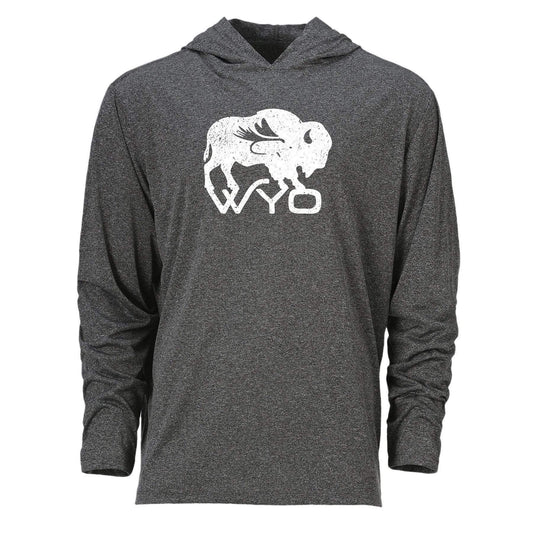 Wyo Fly Bison Men's Performance Hood