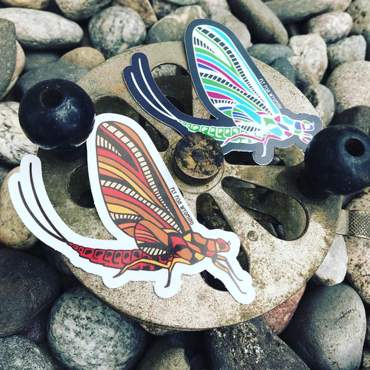 Mayfly Sticker - Bright