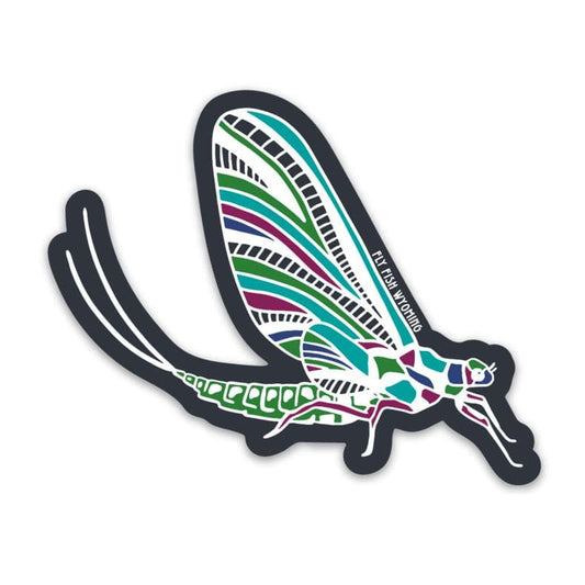 Mayfly Sticker - Bright