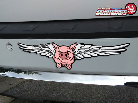 Flying Inspirational Pig WiperTags