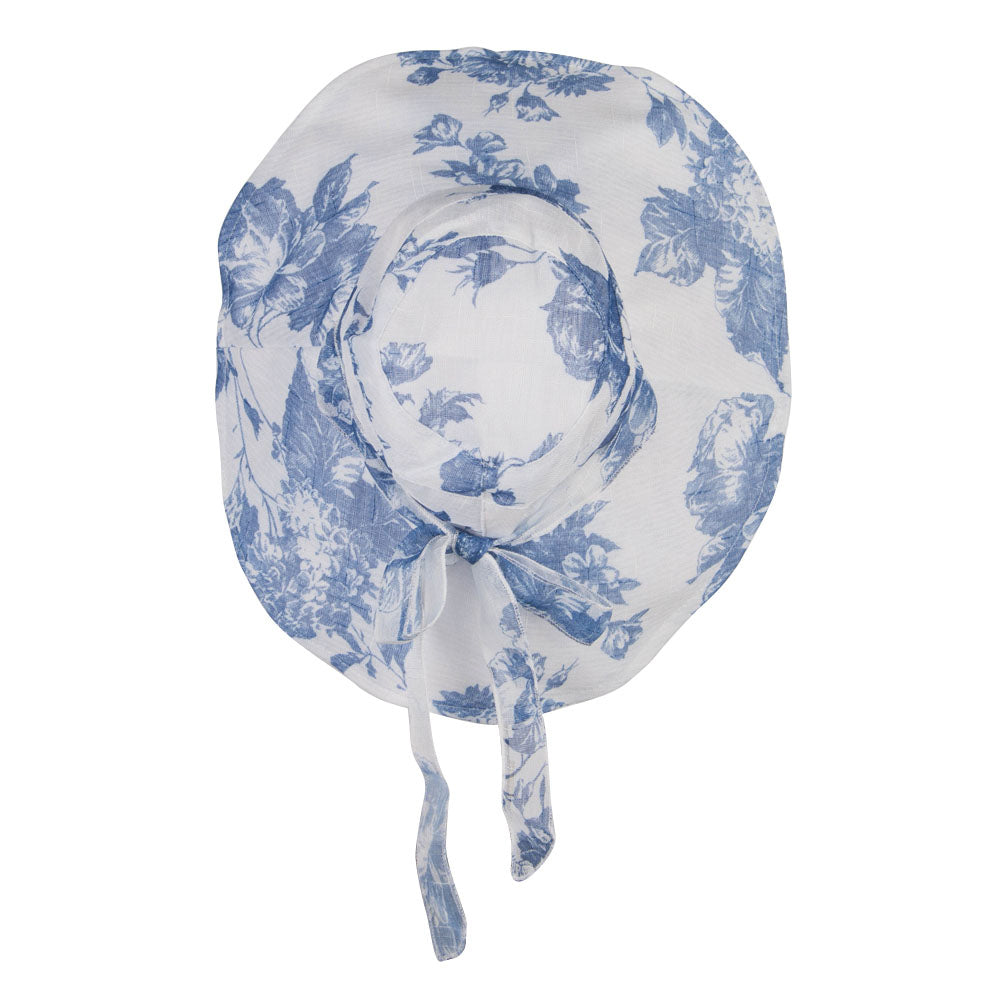 Floral Design Bow Crushable Hat