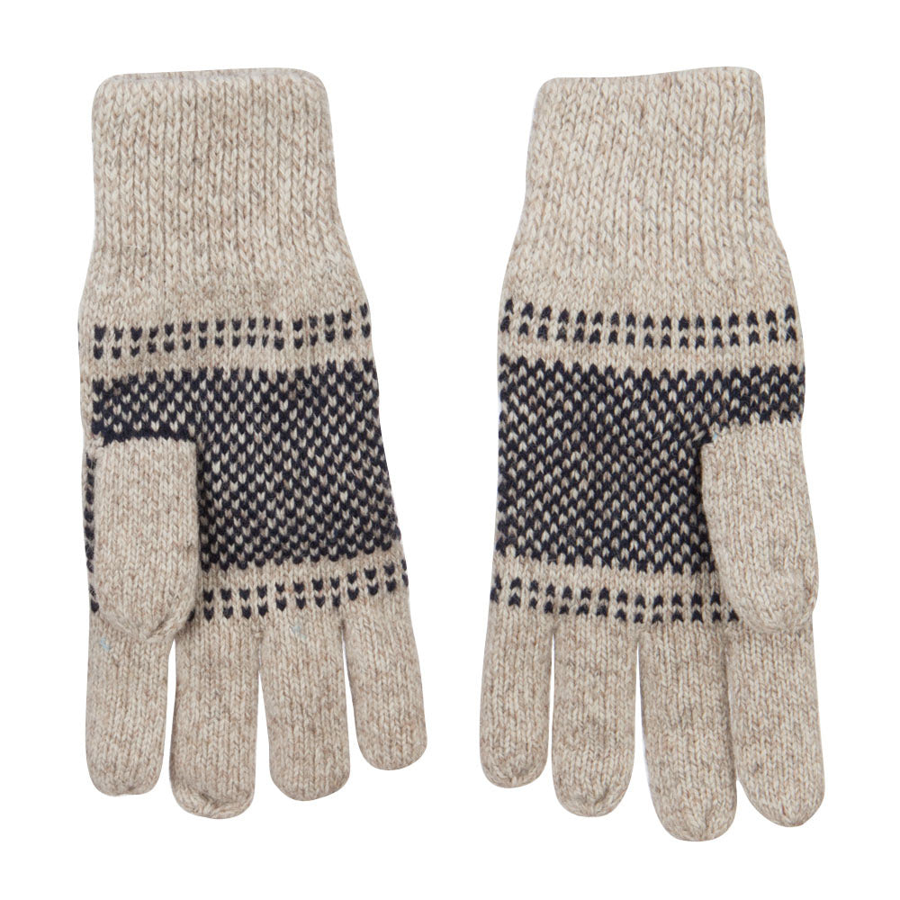 Wool Snowflake Design Glove