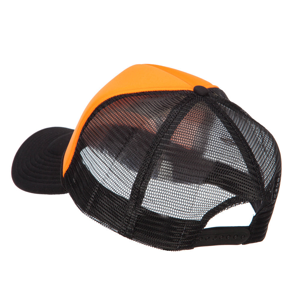 Neon Polyester Foam Front Big Size Mesh Cap