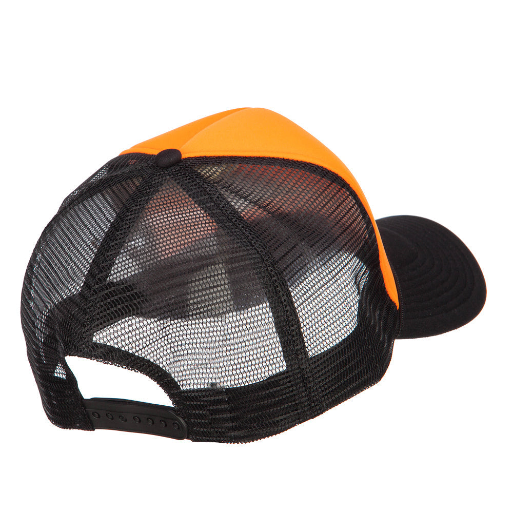 Neon Polyester Foam Front Big Size Mesh Cap