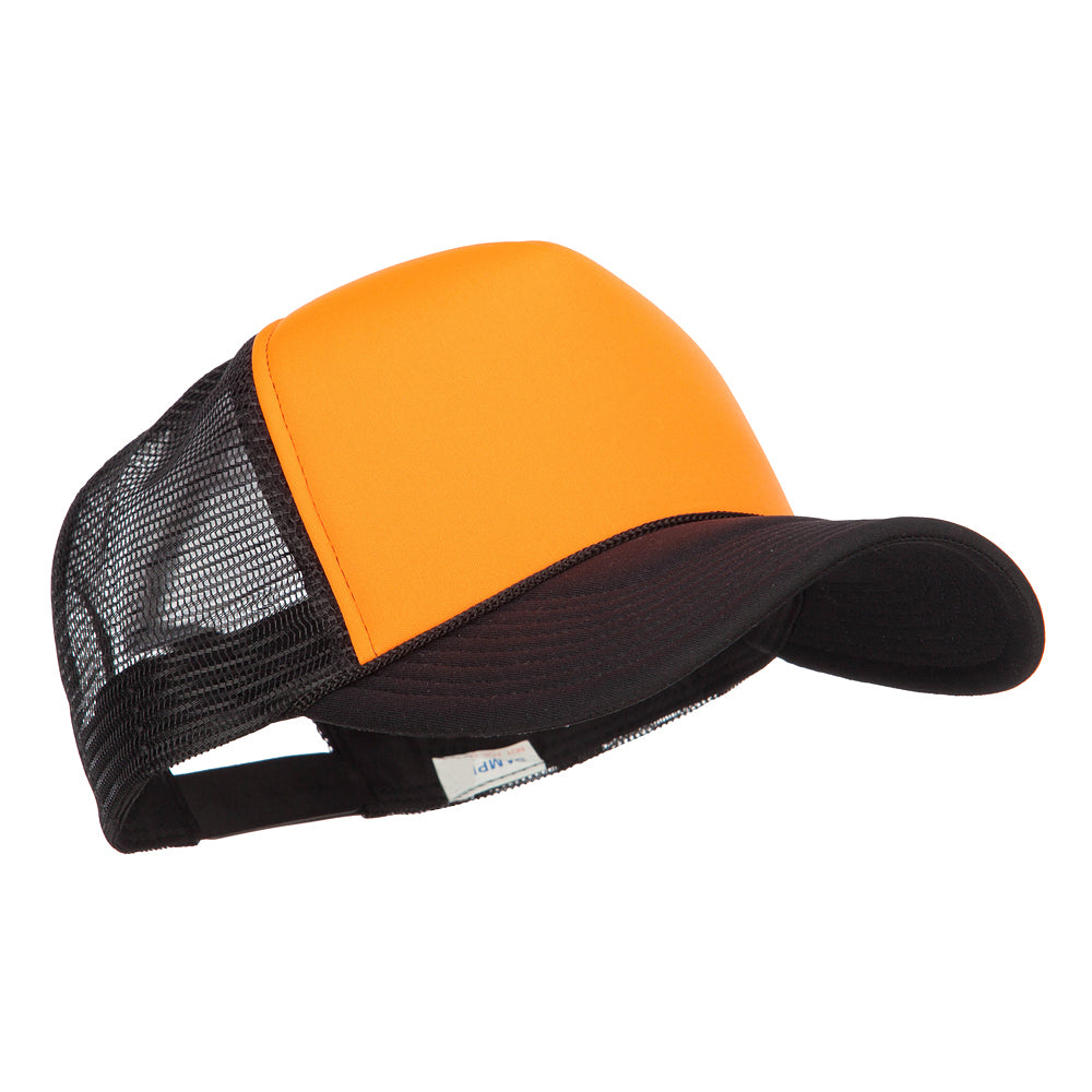 Neon Polyester Foam Front Big Size Mesh Cap
