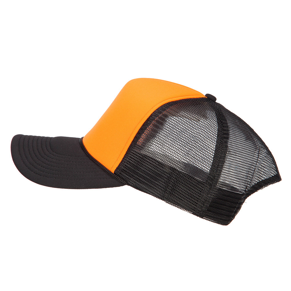 Neon Polyester Foam Front Big Size Mesh Cap