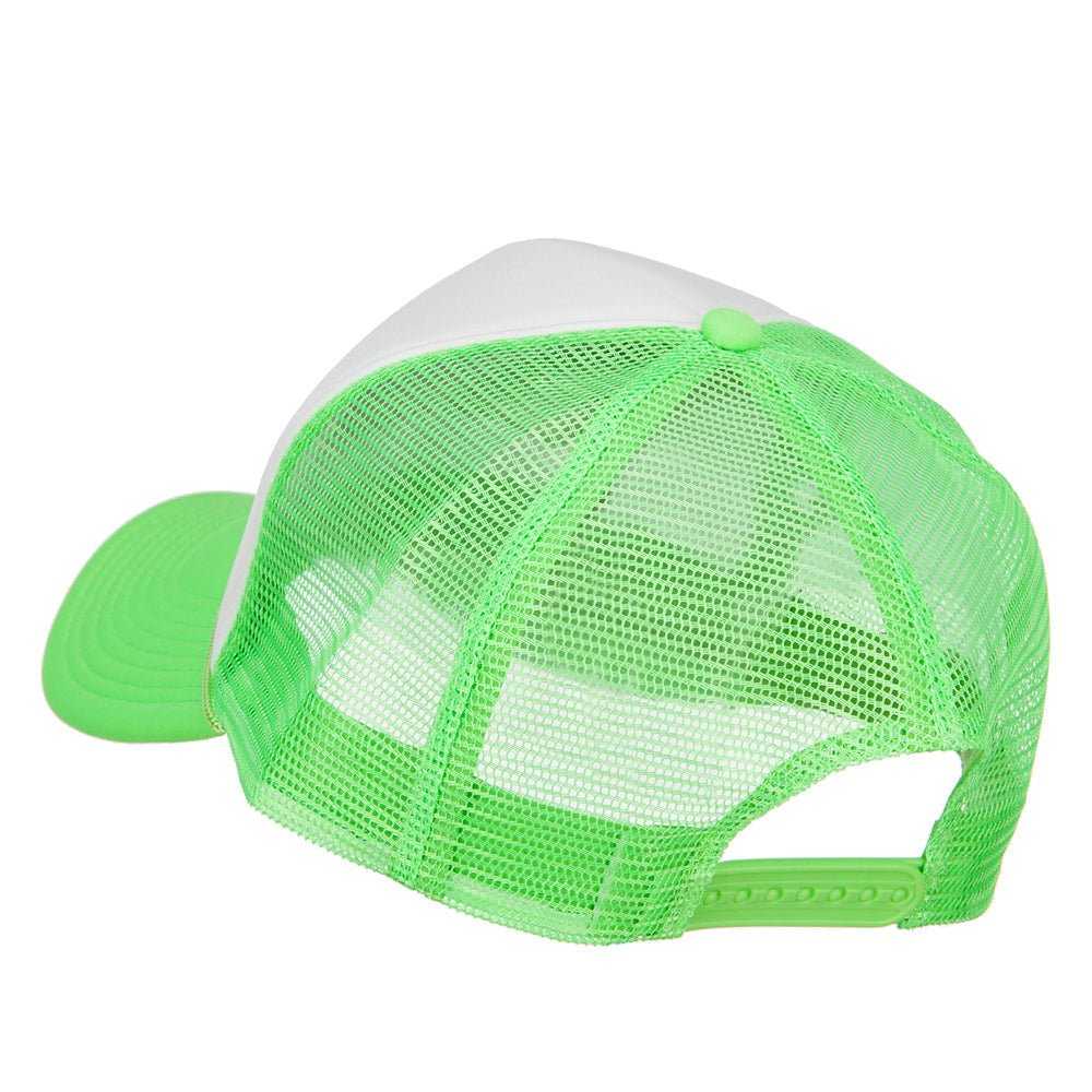 Neon Polyester Foam Front Big Size Mesh Cap