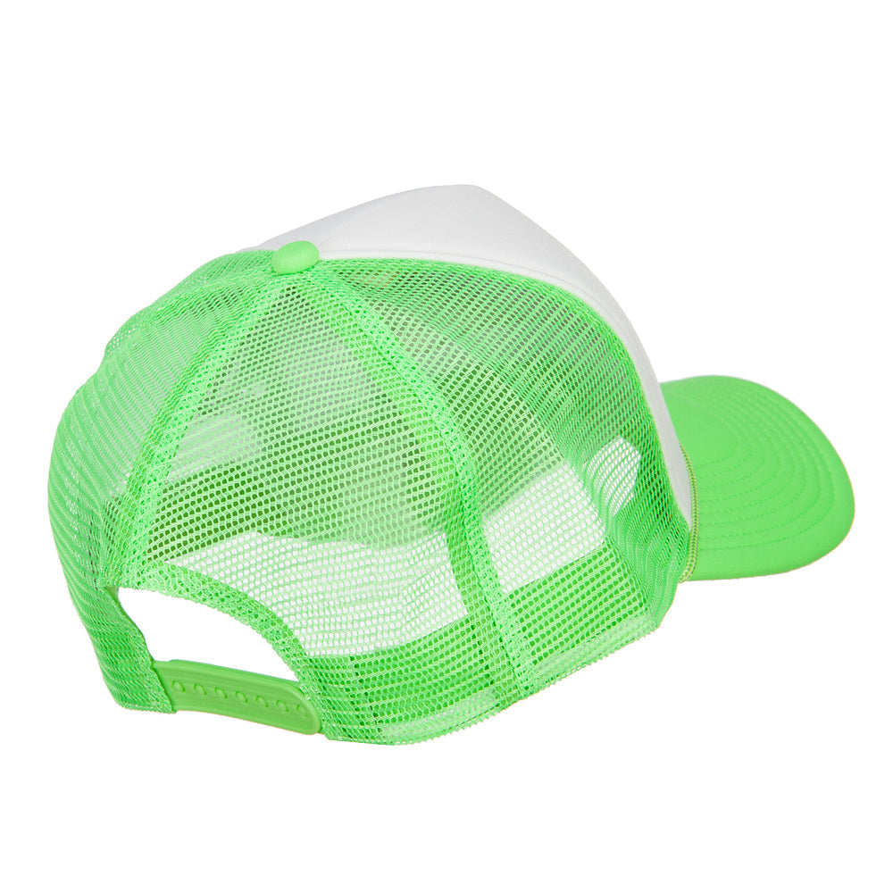 Neon Polyester Foam Front Big Size Mesh Cap