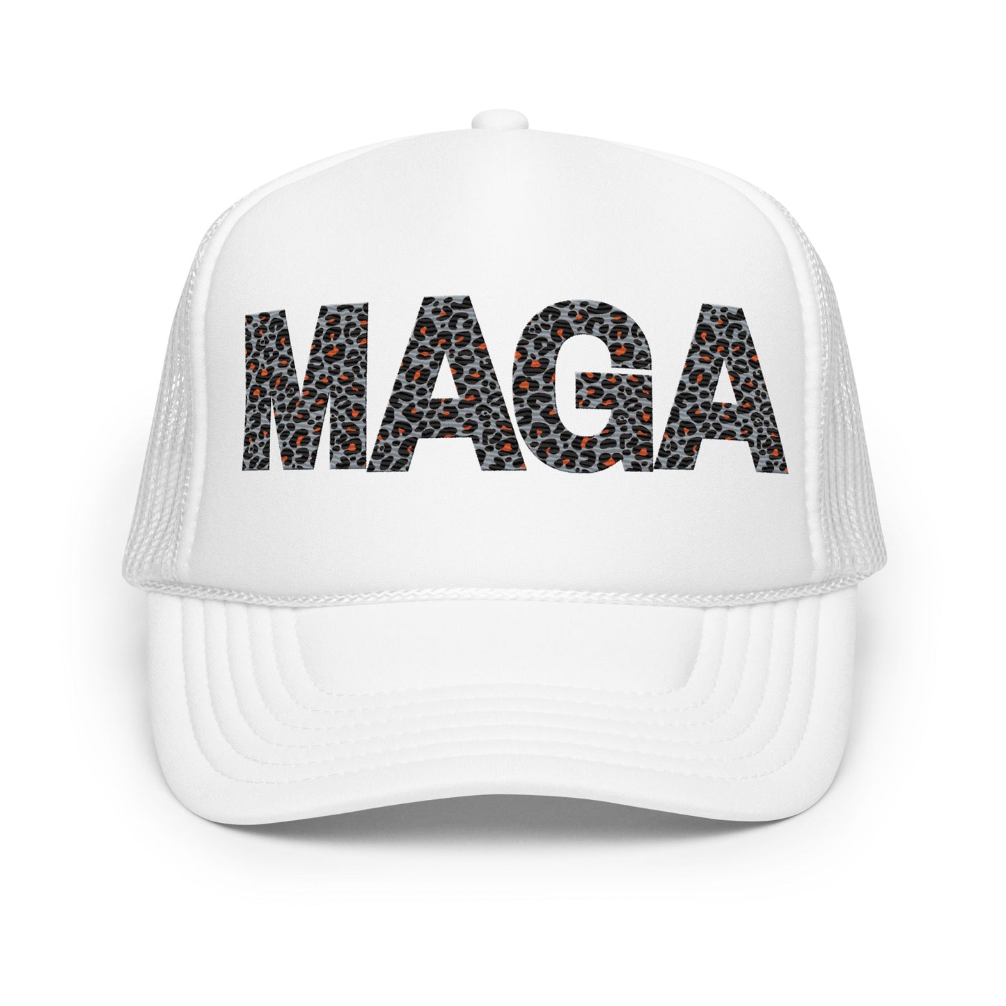 MAGA Embroidered Cheetah Hat