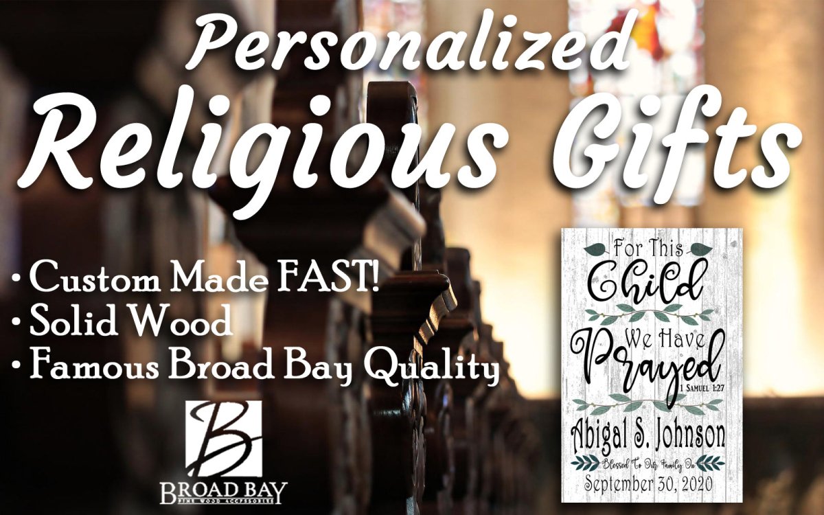 For This Child We Have Prayed Sign CUSTOM Plaque