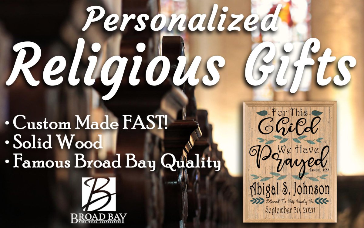 For This Child We Have Prayed Sign Personalized Plaque Birth Keepsake