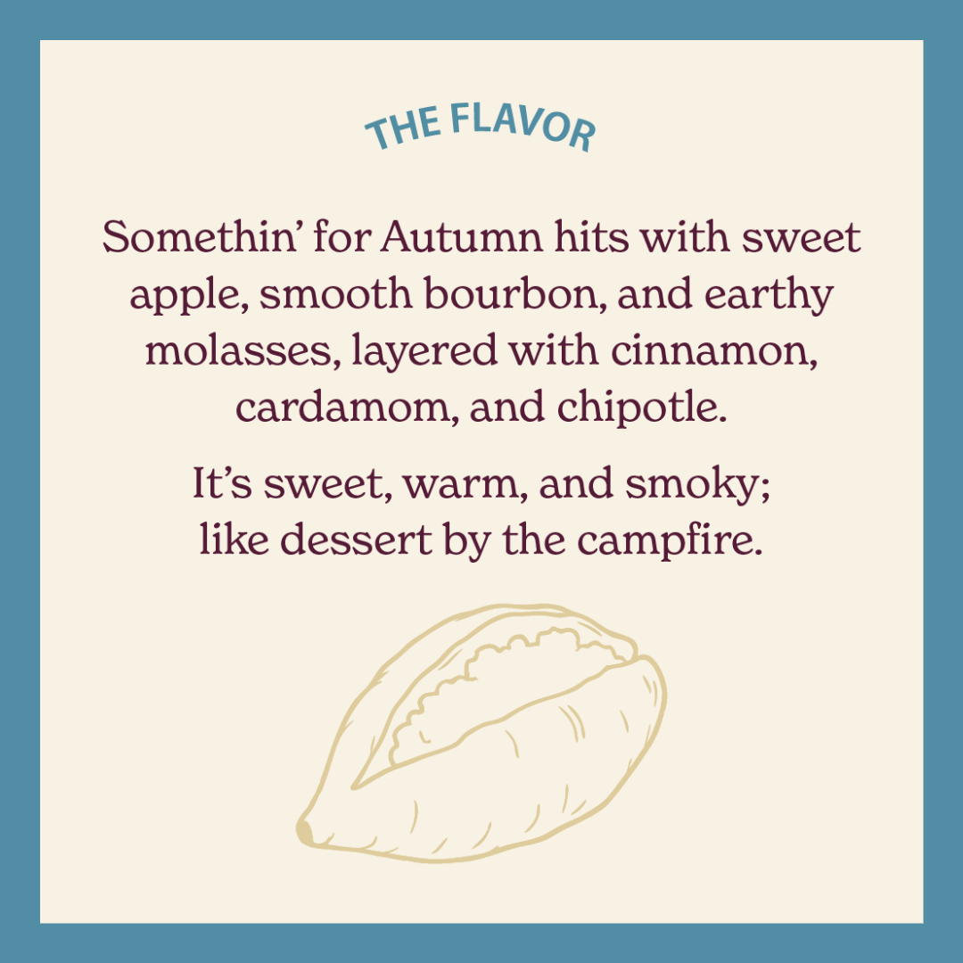 Somethin' For Autumn - Warm Apple Bourbon Spice Blend - 5 oz Bottle