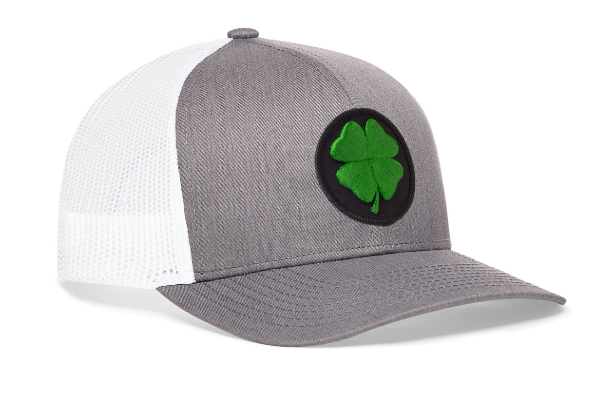 Four Leaf Clover Trucker Hat  |  St. Patrick's Day Snapback