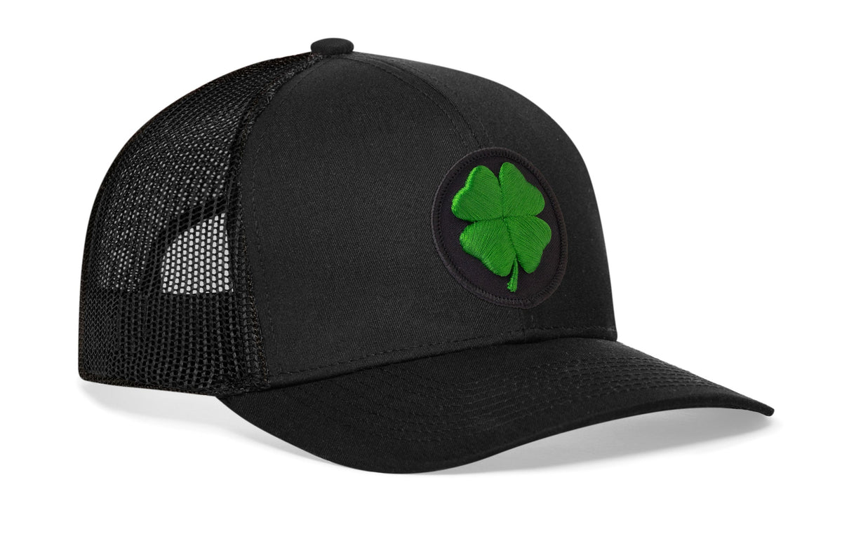 Four Leaf Clover Trucker Hat  |  St. Patrick's Day Snapback