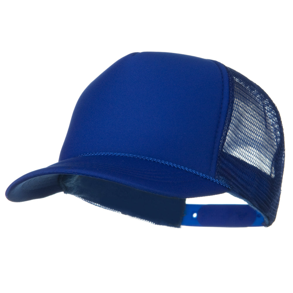 Youth Polyester Foam Front Golf Mesh Cap