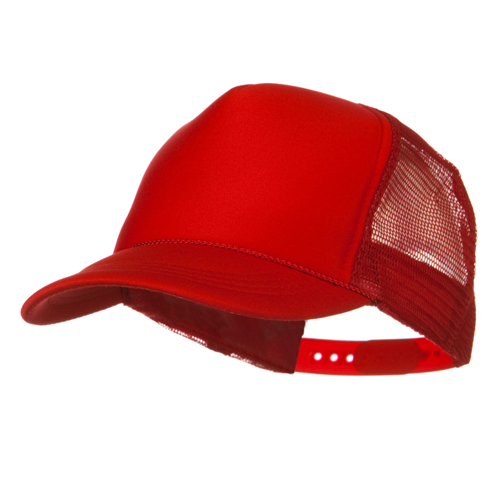 Youth Polyester Foam Front Golf Mesh Cap