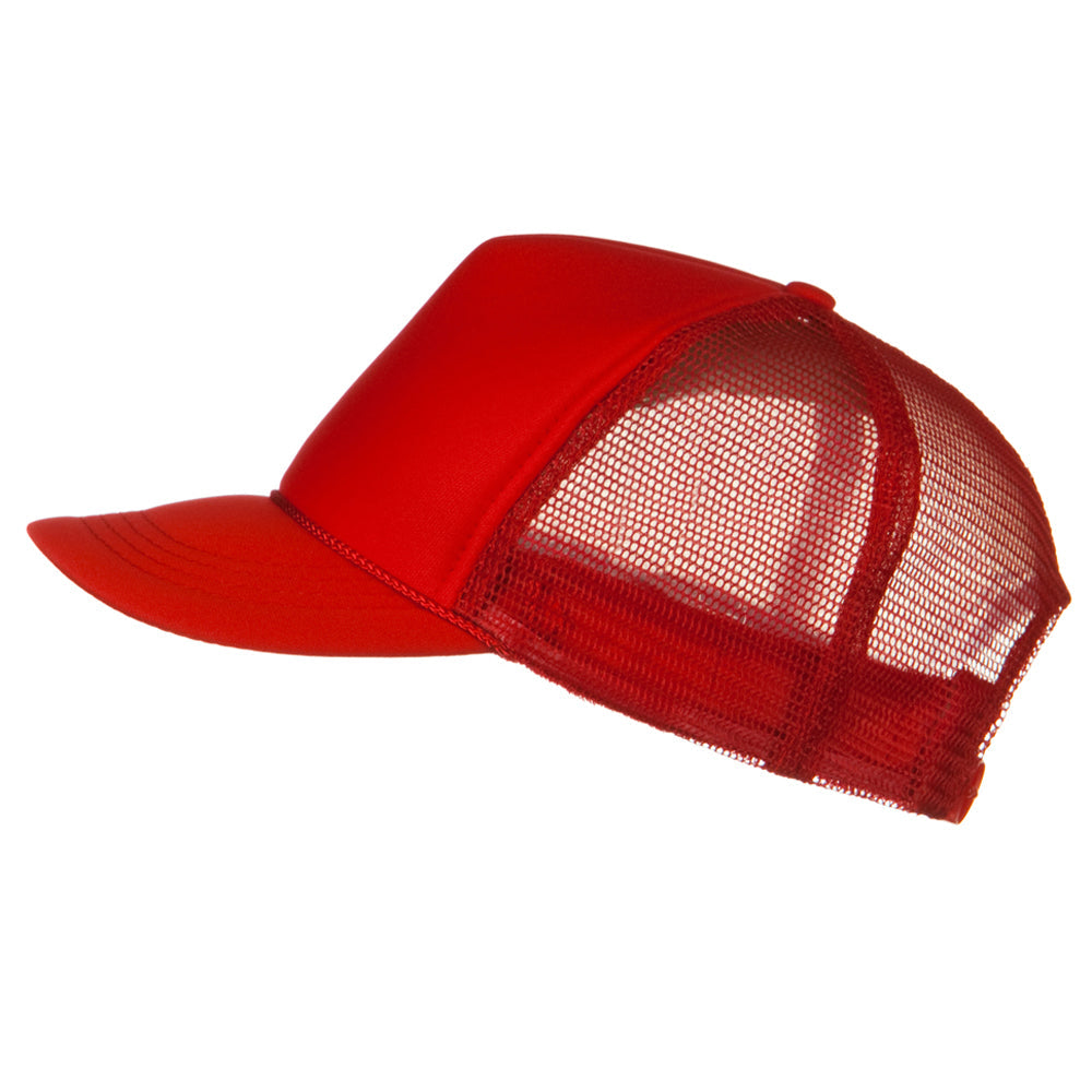 Youth Polyester Foam Front Golf Mesh Cap