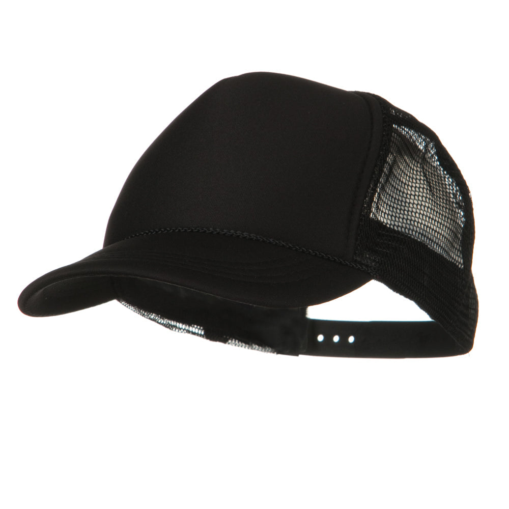 Youth Polyester Foam Front Golf Mesh Cap