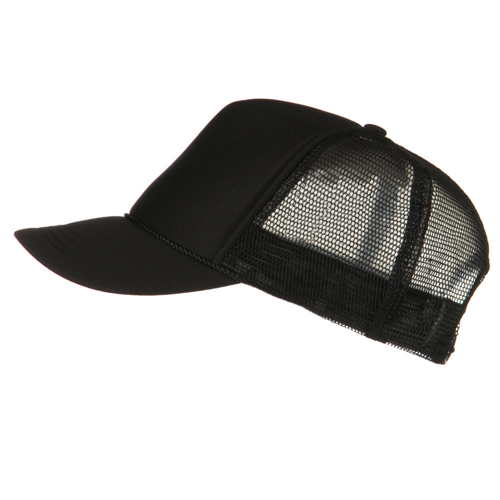 Youth Polyester Foam Front Golf Mesh Cap