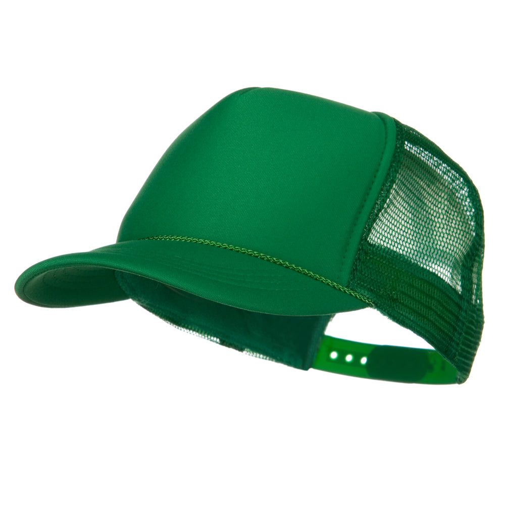Youth Polyester Foam Front Golf Mesh Cap