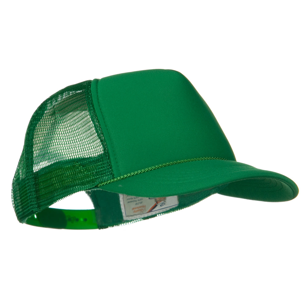 Youth Polyester Foam Front Golf Mesh Cap