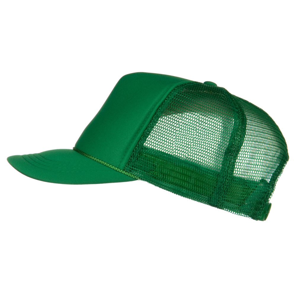 Youth Polyester Foam Front Golf Mesh Cap