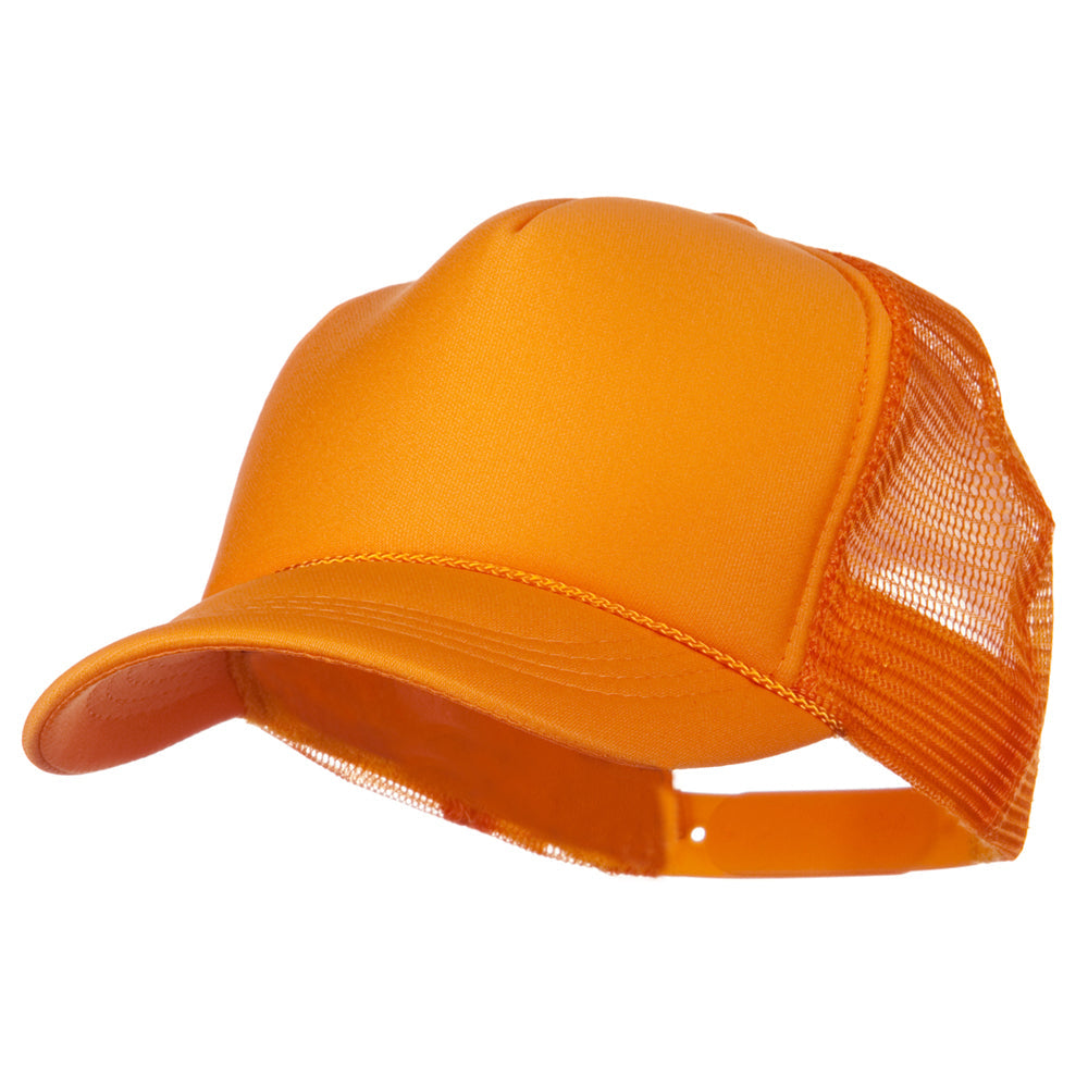 Youth Polyester Foam Front Golf Mesh Cap