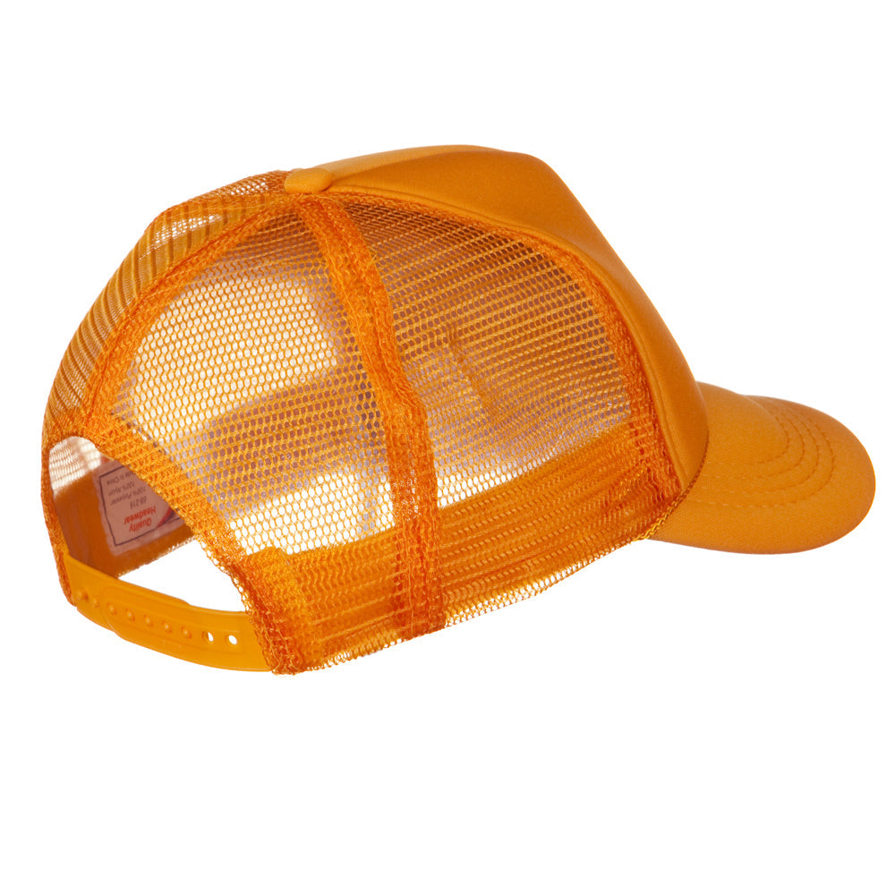 Youth Polyester Foam Front Golf Mesh Cap