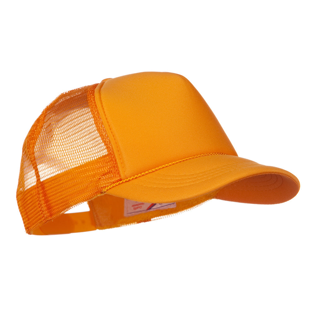Youth Polyester Foam Front Golf Mesh Cap