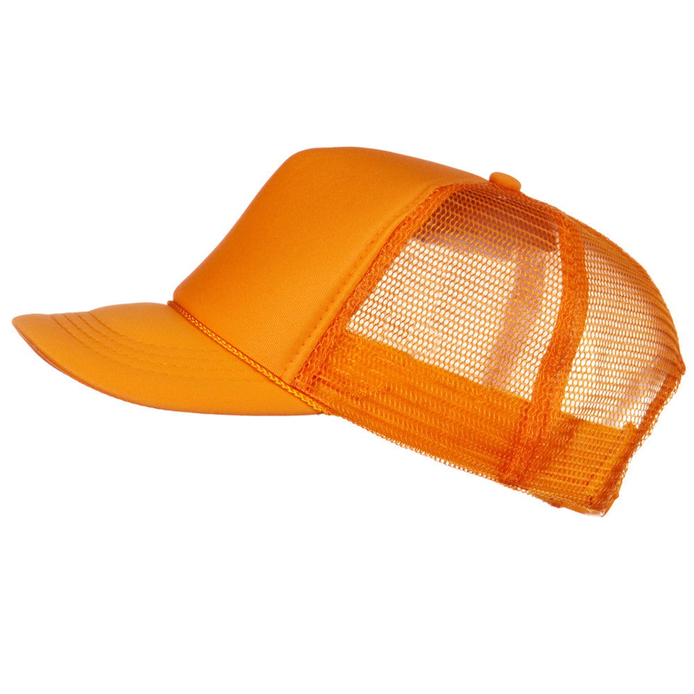 Youth Polyester Foam Front Golf Mesh Cap