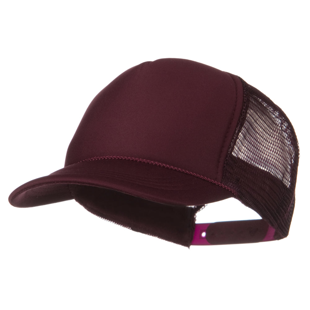 Youth Polyester Foam Front Golf Mesh Cap