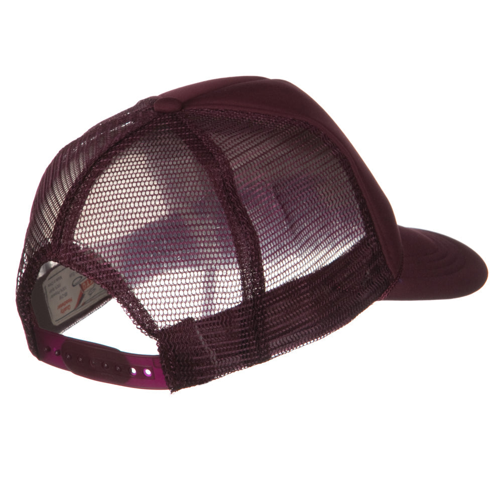Youth Polyester Foam Front Golf Mesh Cap