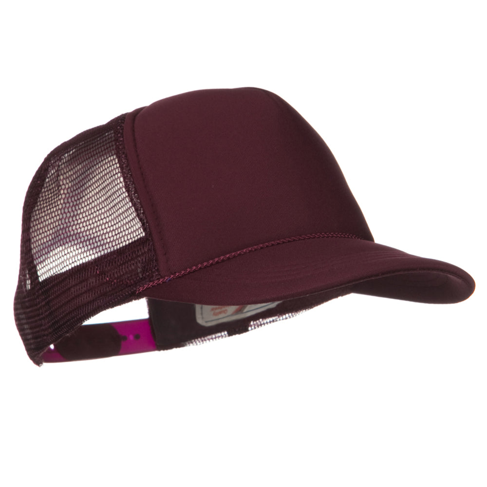 Youth Polyester Foam Front Golf Mesh Cap