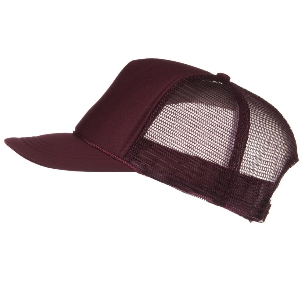 Youth Polyester Foam Front Golf Mesh Cap