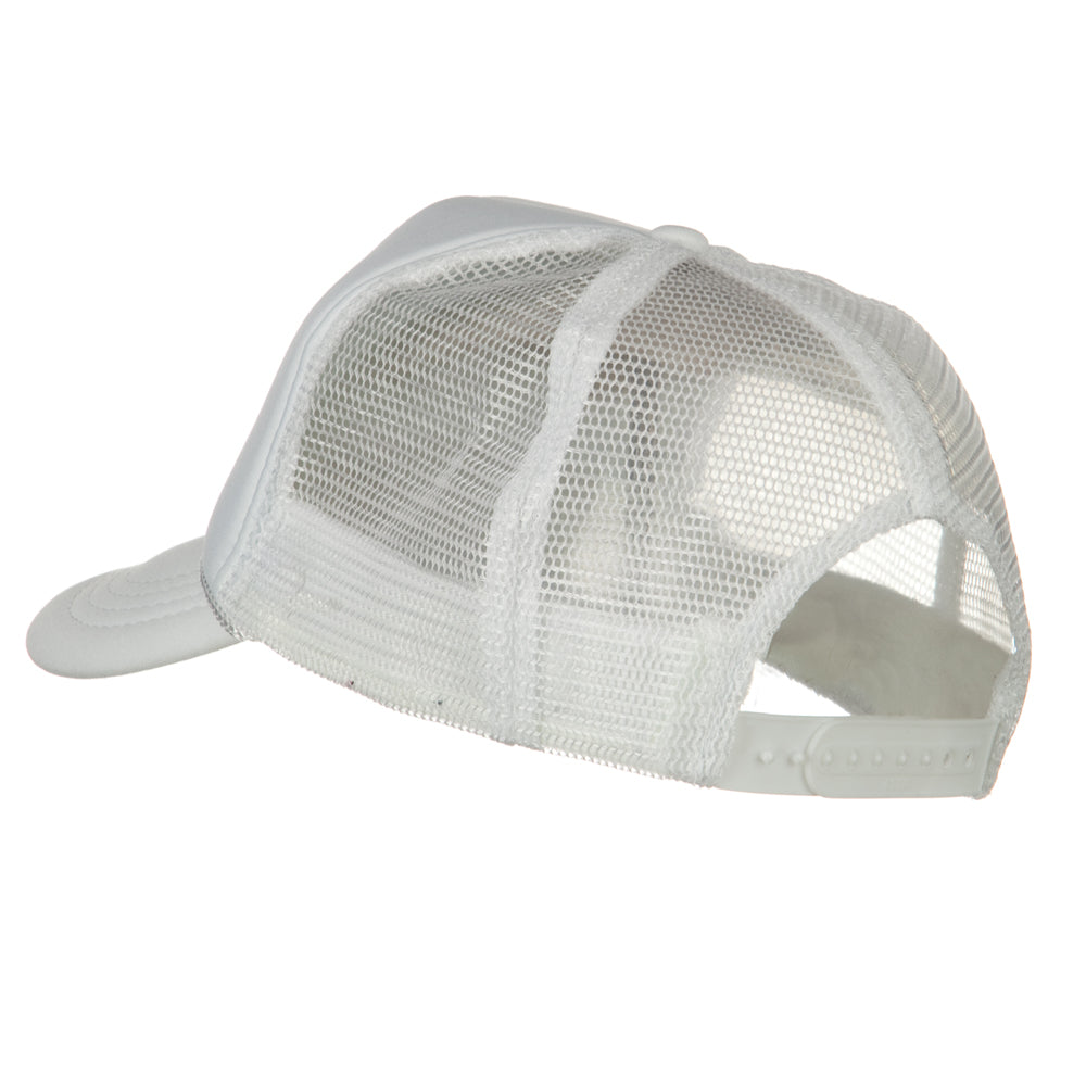 Youth Polyester Foam Front Golf Mesh Cap