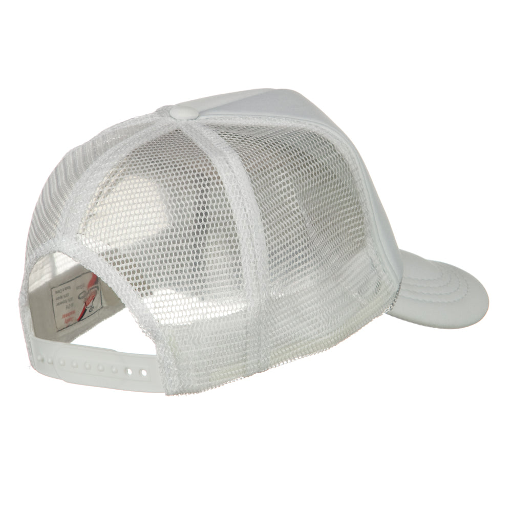 Youth Polyester Foam Front Golf Mesh Cap