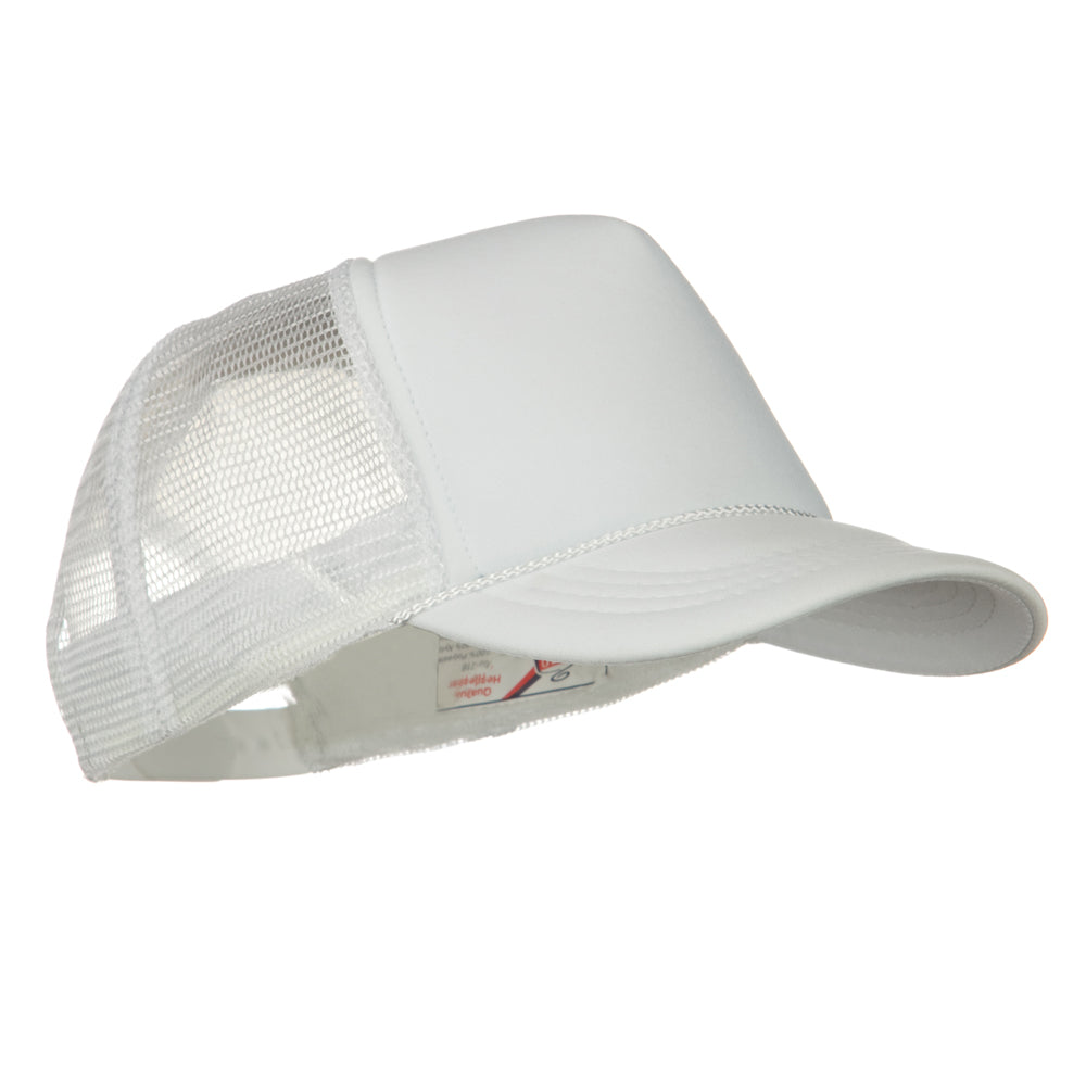 Youth Polyester Foam Front Golf Mesh Cap